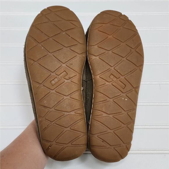 L.L. Bean Men\'s Wicked Good Moccasins Slippers Size 7 Green main image 4